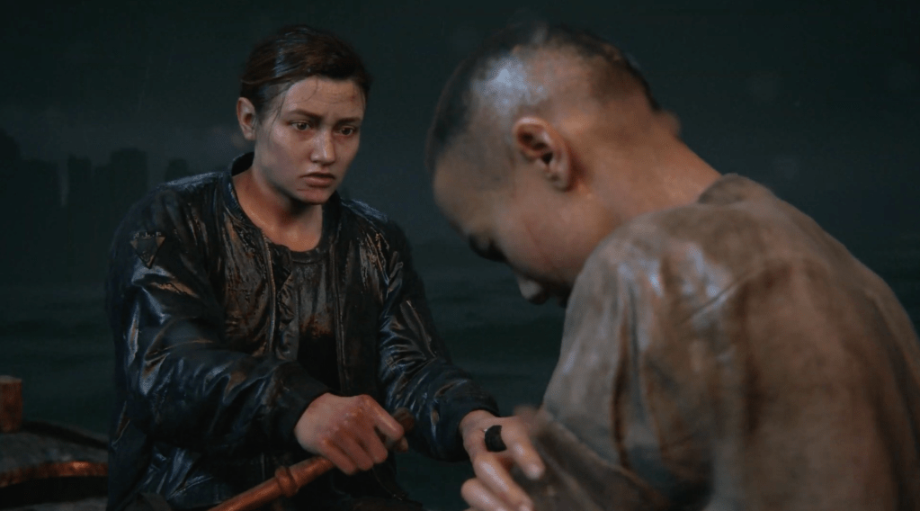 Abby and Lev escape from the Wolves and Seraphites. 